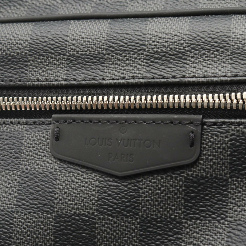 路易威登 Josh 雙肩包 N41473 Damier 石墨色帆布 黑色 二手 LV-9