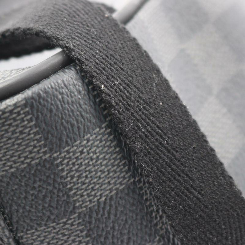 路易威登 Josh 雙肩包 N41473 Damier 石墨色帆布 黑色 二手 LV-11