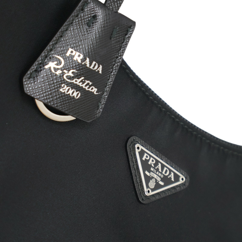 黑色 尼龍 Re-Edition 2000 Mini 肩背包【PRADA 普拉達】 1NE515-8
