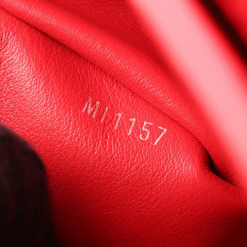 路易威登 Capucines BB 單肩斜背包 M94754 皮革 紅寶石色 二手-4