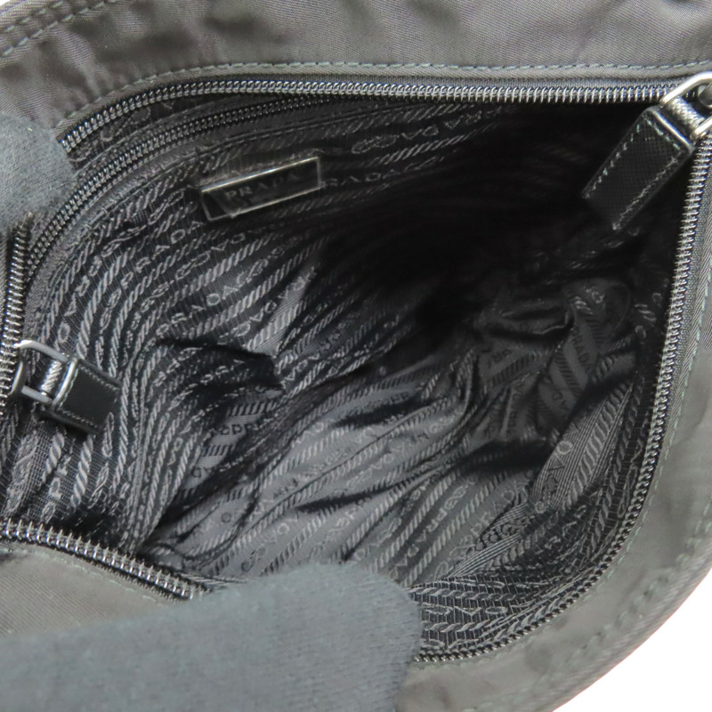 黑色 尼龍 肩背包【PRADA 普拉達】 2VH251-4