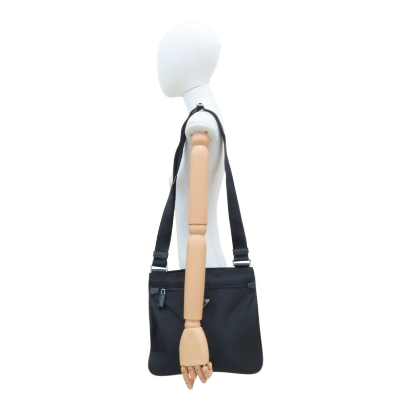 黑色 尼龍 肩背包【PRADA 普拉達】 2VH251-11