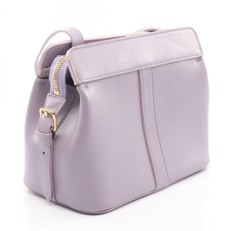 CELINE Teen Cabado France Triomphe 單肩包 191992BZJ 紫色皮革 二手-1