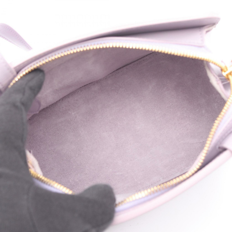 CELINE Teen Cabado France Triomphe 單肩包 191992BZJ 紫色皮革 二手-2