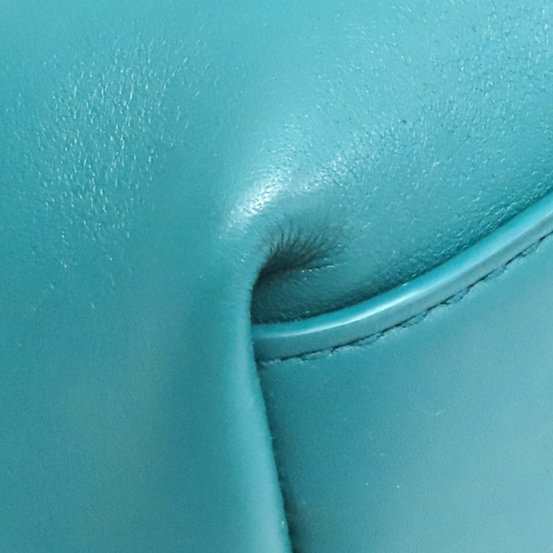 藍綠色 牛皮 Small Point 肩背包【BOTTEGA VENETA BV 寶緹嘉】 658476-9