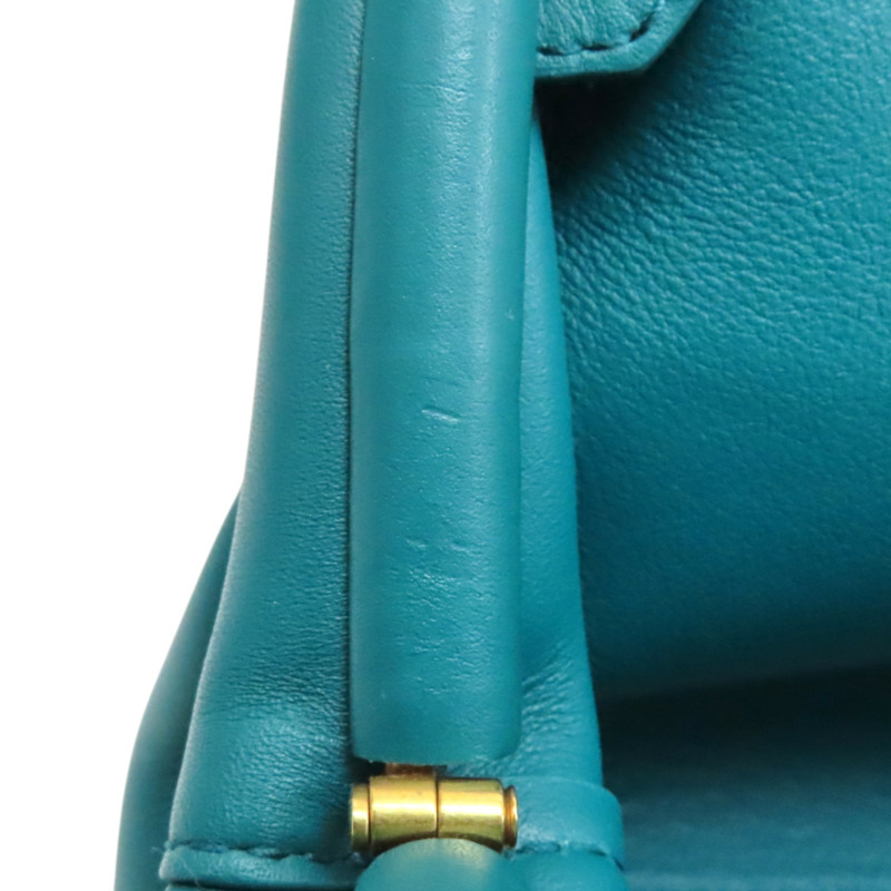 藍綠色 牛皮 Small Point 肩背包【BOTTEGA VENETA BV 寶緹嘉】 658476-12