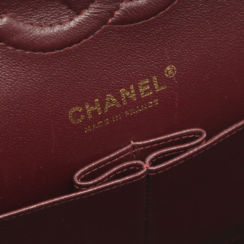 香奈兒 (CHANEL) Matelasse 雙蓋鏈條肩背包 A01112 羊皮黑色金色五金二手-3