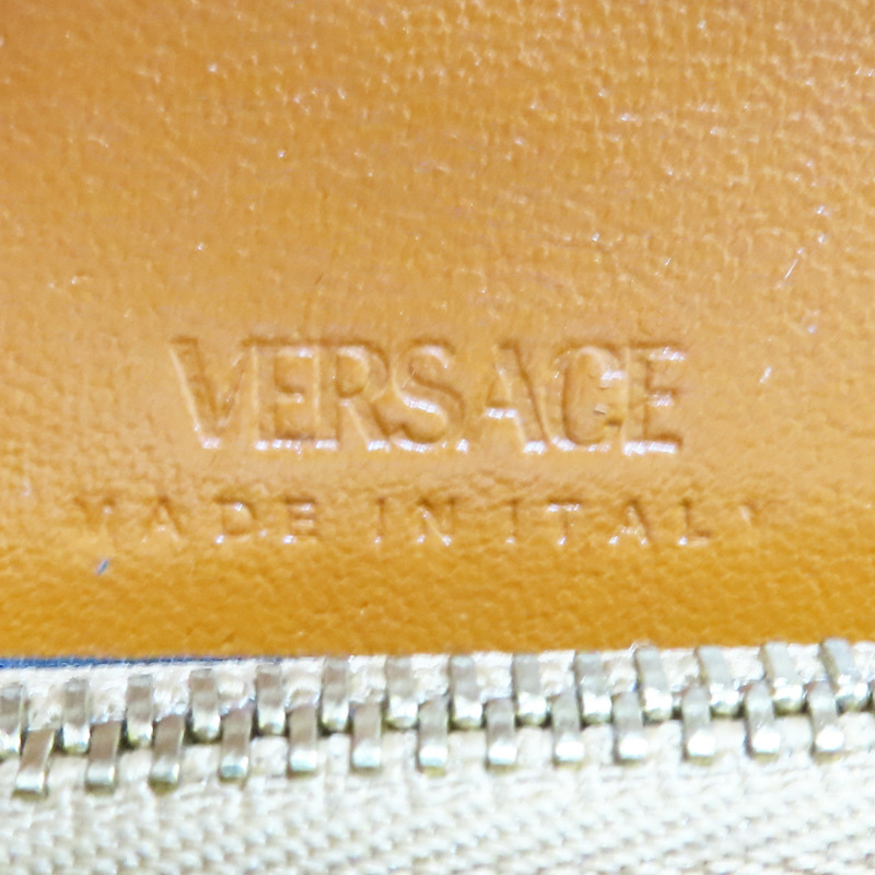 棕色 牛皮 Greca Goddess 肩背包【VERSACE 凡賽斯】 1007220-6