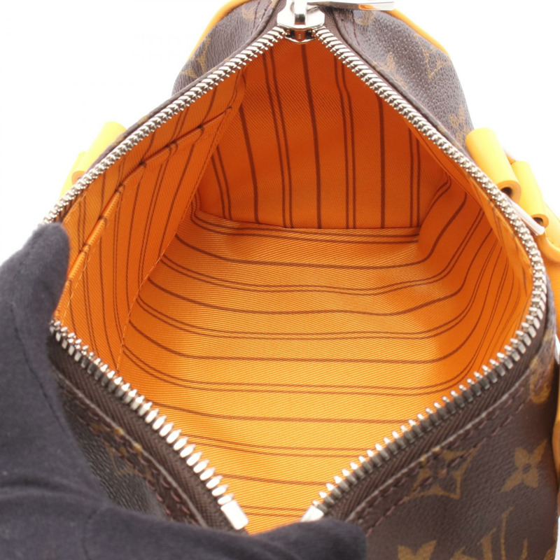 路易威登 Keepall Bandouliere 25 斜背包 M12733 Monogram macassar-2