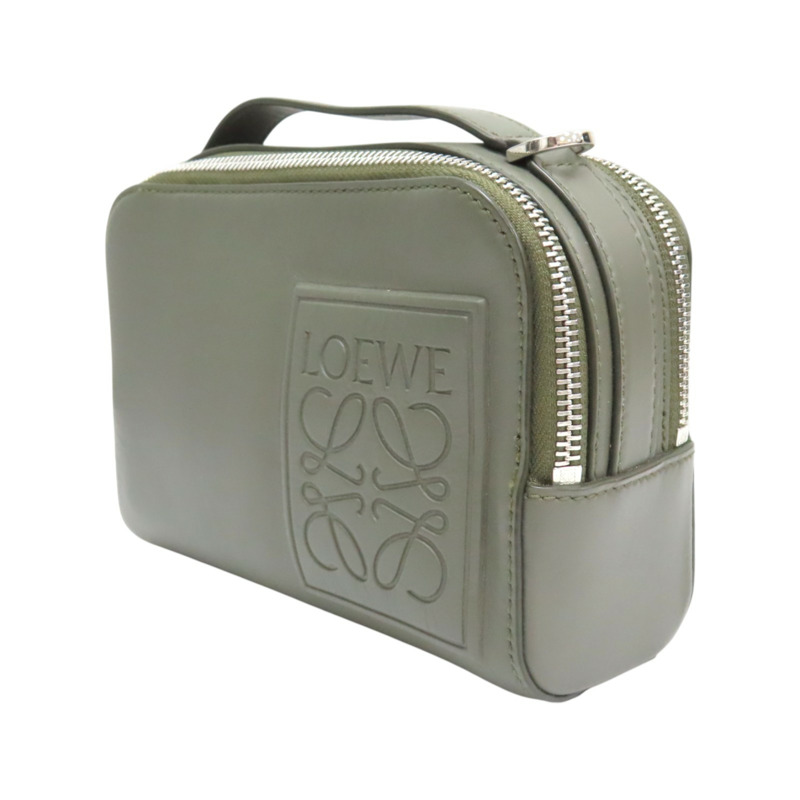 綠色 牛皮 Camera 肩背包【LOEWE 羅威】 C565R41X05-2