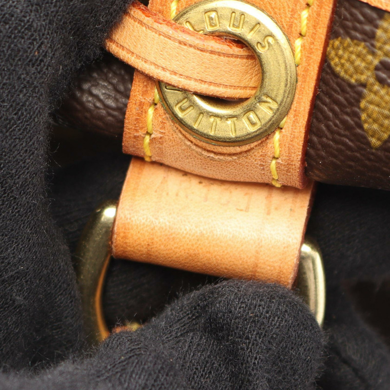 路易威登 Petit Noe 單肩包 M42226 Monogram 帆布皮革棕色二手-4