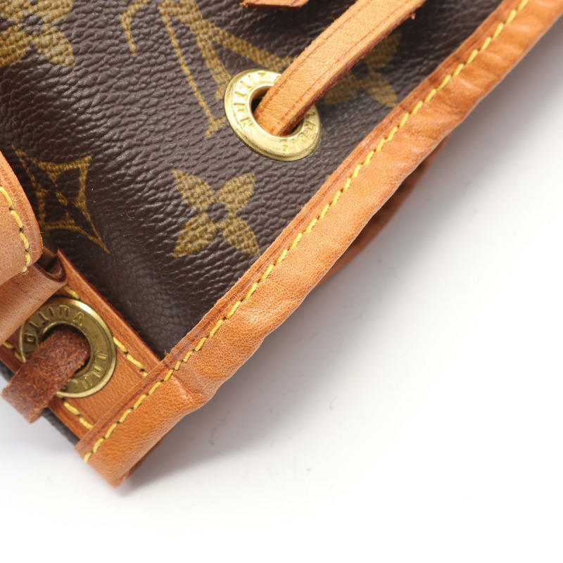 路易威登 Petit Noe 單肩包 M42226 Monogram 帆布皮革棕色二手-8