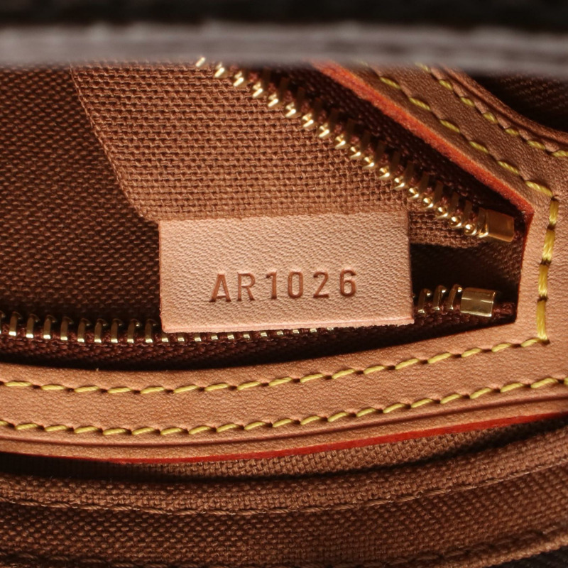 路易威登 Trotter 單肩斜背包 M51240 Monogram 皮革 棕色 二手-4