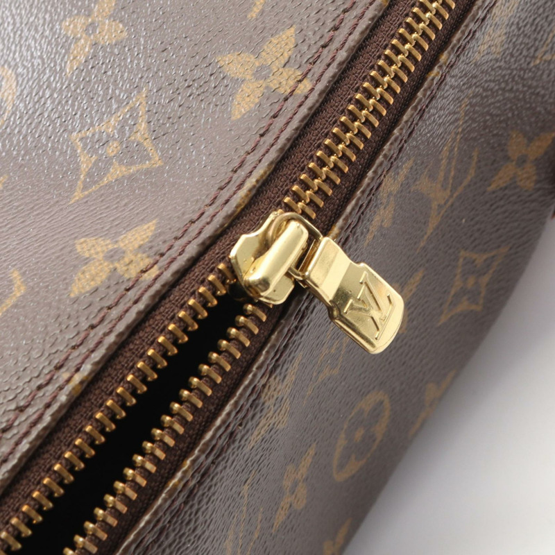 路易威登 Papillon 30 Old 手提包 M51365 Monogram 帆布皮革棕色二手-8