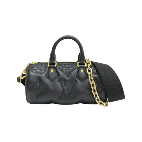 黑色 Bubblegram牛皮 Papillon BB 兩用包【LOUIS VUITTON LV 路易威登】 M59800