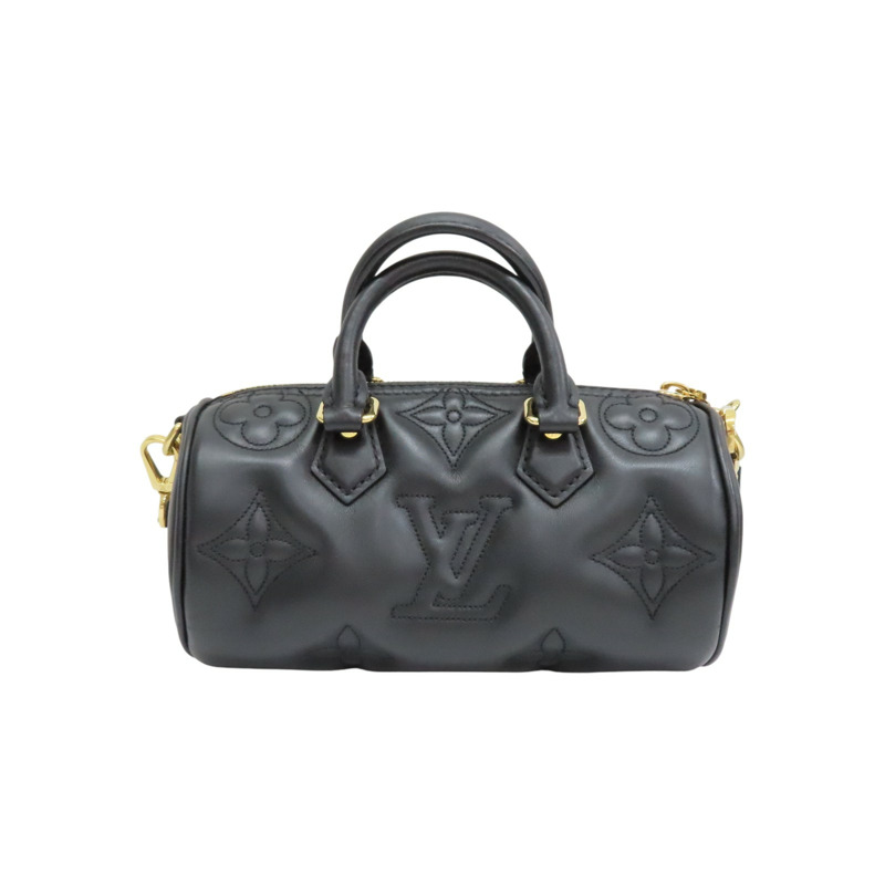 黑色 Bubblegram牛皮 Papillon BB 兩用包【LOUIS VUITTON LV 路易威登】 M59800-1