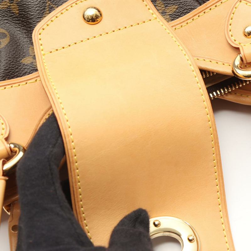 路易威登 Boesi MM 單肩手提包 M45714 Monogram 皮革 棕色 二手-8