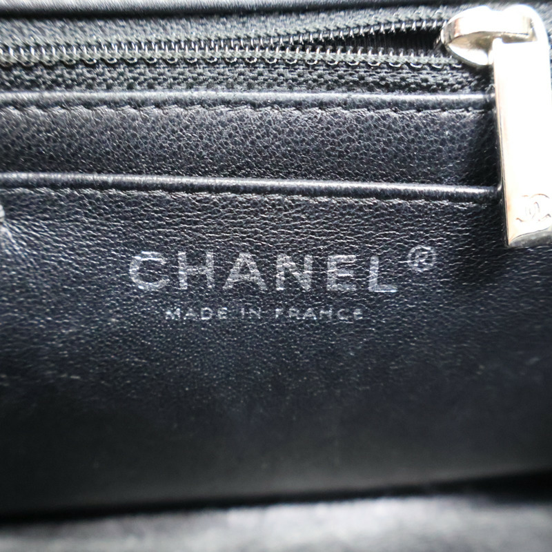 深綠色 菱格紋 漆皮 Mini Classic 肩背包 無卡【CHANEL 香奈兒】 A35200-9