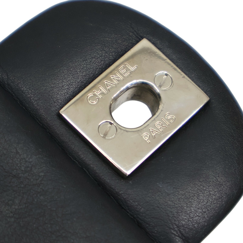 深綠色 菱格紋 漆皮 Mini Classic 肩背包 無卡【CHANEL 香奈兒】 A35200-17