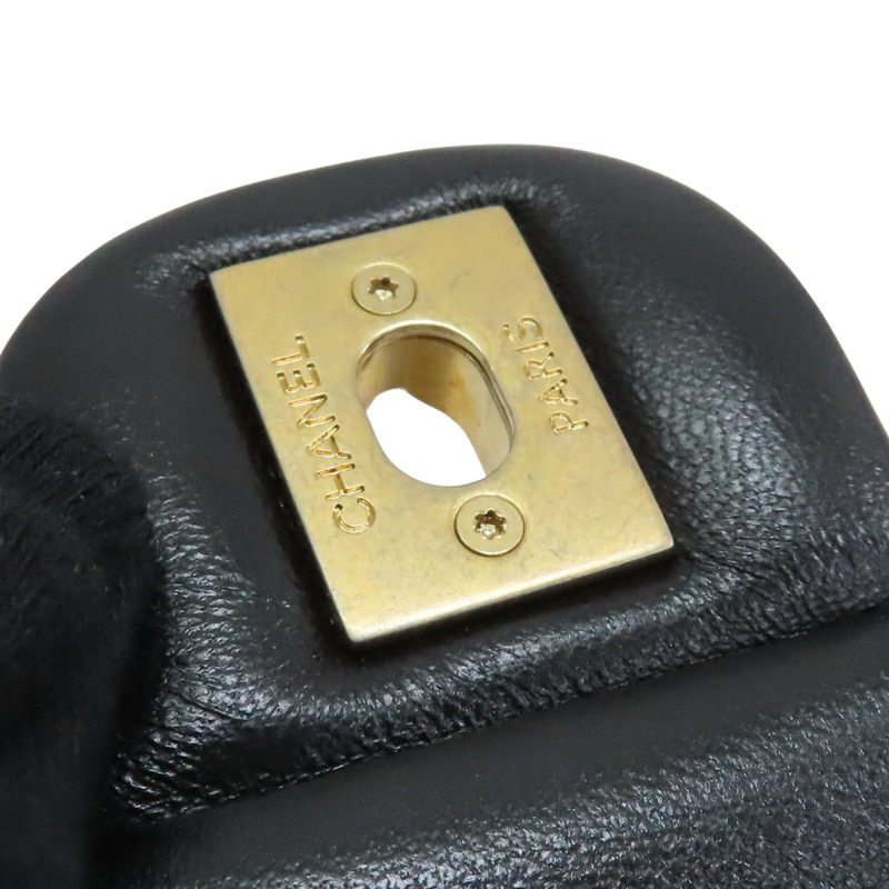 黑色 羊皮 珍珠鍊帶 兩用包【CHANEL 香奈兒】 AS4384-14