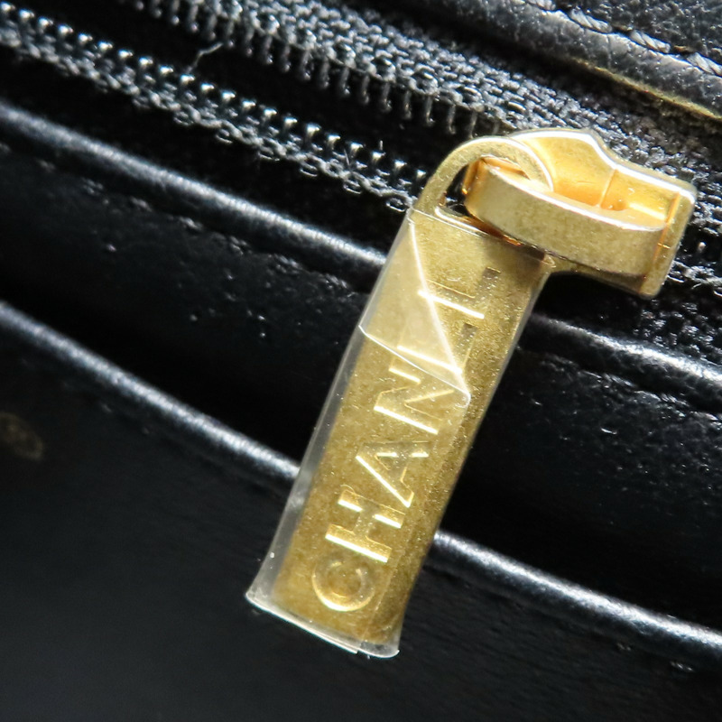 黑色 羊皮 珍珠鍊帶 兩用包【CHANEL 香奈兒】 AS4384-15