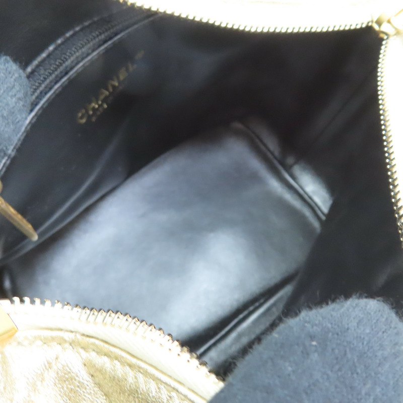 金色羊皮 Hobo 飯盒 鍊帶 兩用包 AS3242【CHANEL 香奈兒】 AS3242-4