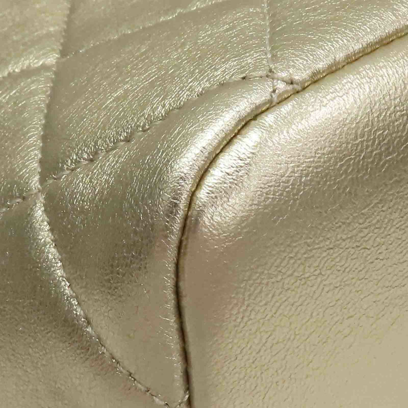 金色羊皮 Hobo 飯盒 鍊帶 兩用包 AS3242【CHANEL 香奈兒】 AS3242-11