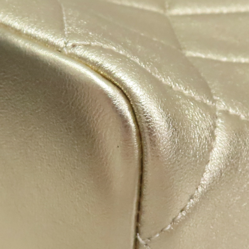 金色羊皮 Hobo 飯盒 鍊帶 兩用包 AS3242【CHANEL 香奈兒】 AS3242-12