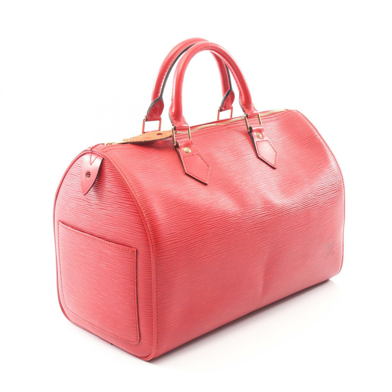 路易威登 Speedy 30 手提包 M43007 Epi 皮革，卡斯蒂利亞紅，二手女士-1