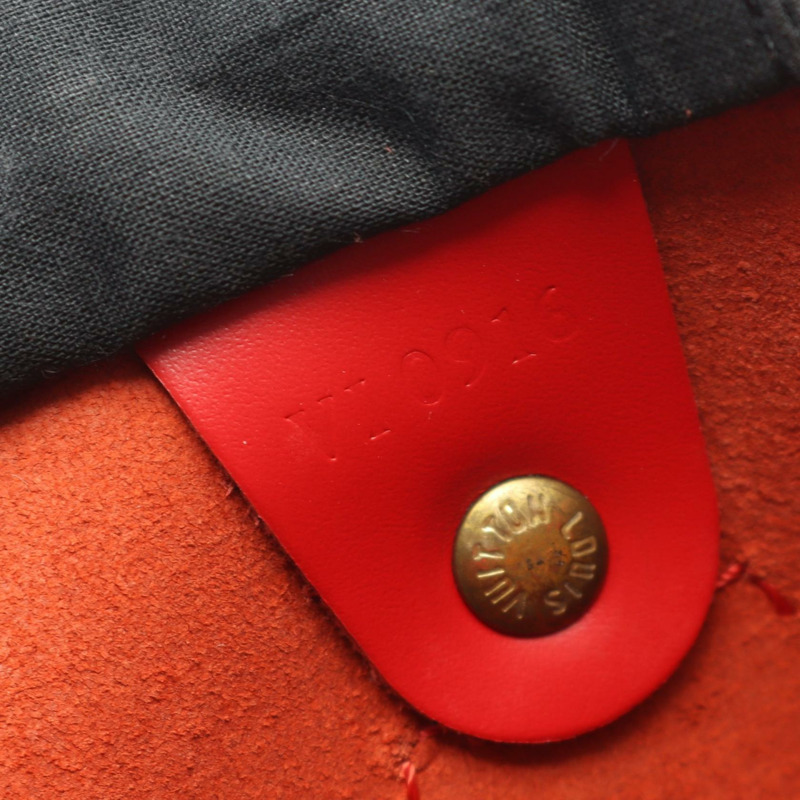 路易威登 Speedy 30 手提包 M43007 Epi 皮革，卡斯蒂利亞紅，二手女士-4