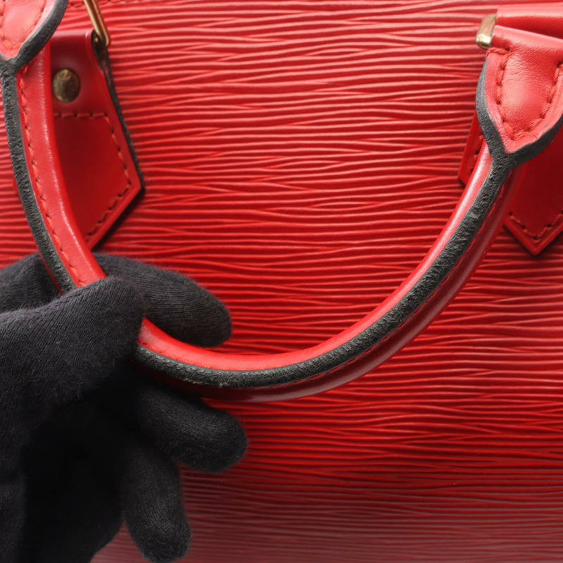 路易威登 Speedy 30 手提包 M43007 Epi 皮革，卡斯蒂利亞紅，二手女士-6