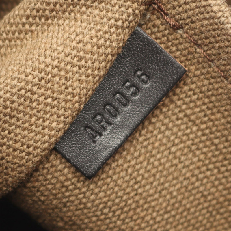 路易威登 Ohama 單肩斜背包 M92994 猶他州皮革 咖啡棕色 二手-4