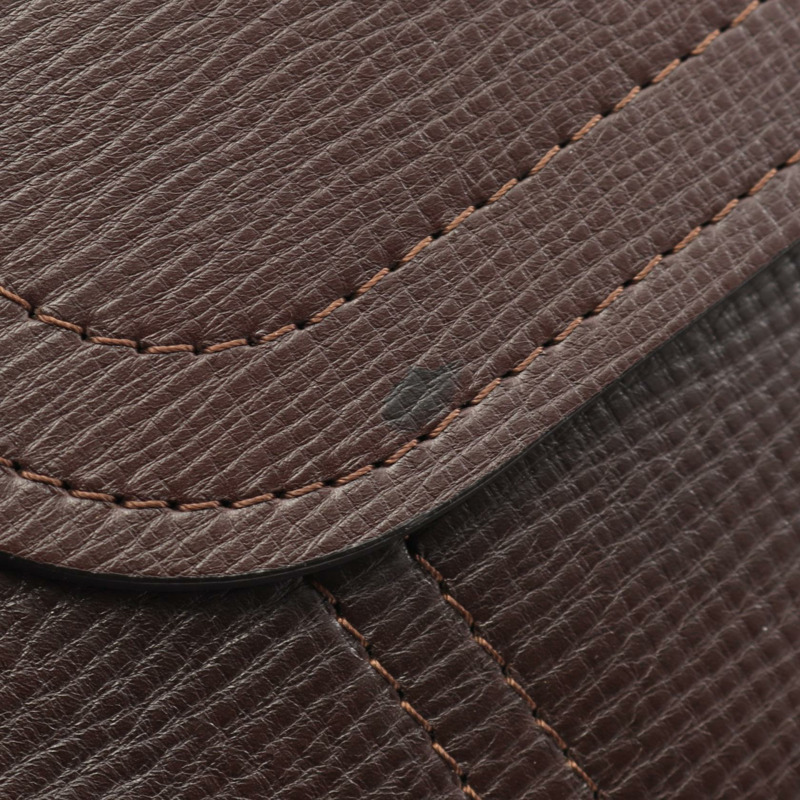 路易威登 Ohama 單肩斜背包 M92994 猶他州皮革 咖啡棕色 二手-7