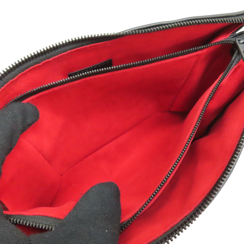 黑色 原花 羊革 Coussin PM 肩背包【LOUIS VUITTON LV 路易威登】 M59398-5