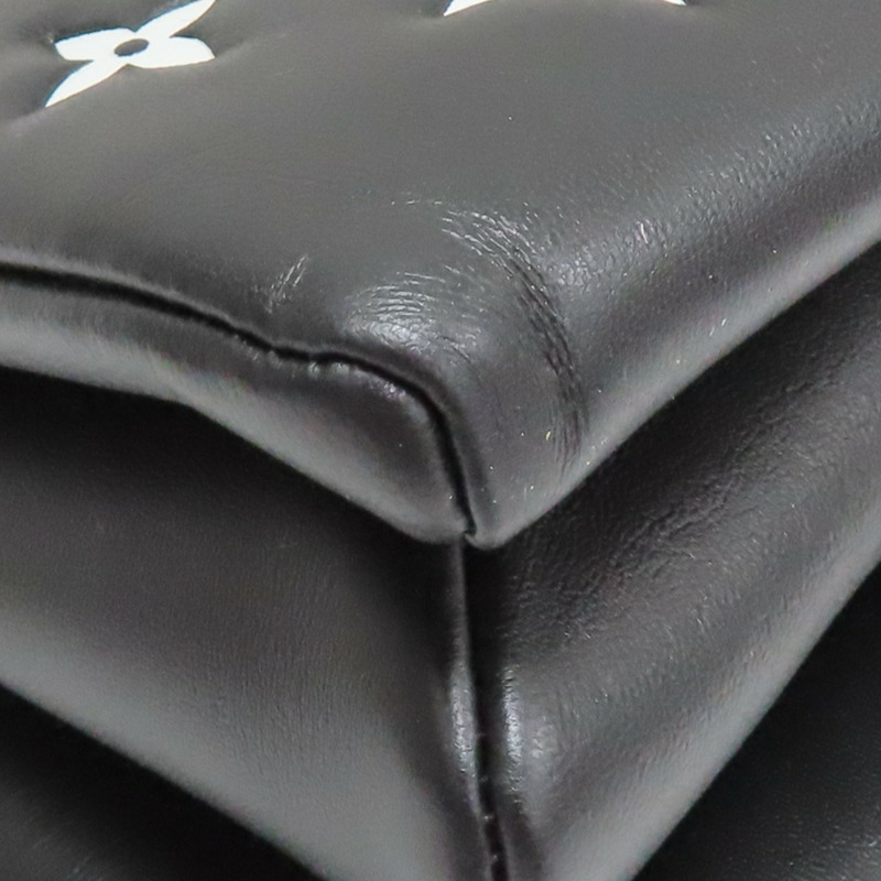 黑色 原花 羊革 Coussin PM 肩背包【LOUIS VUITTON LV 路易威登】 M59398-12
