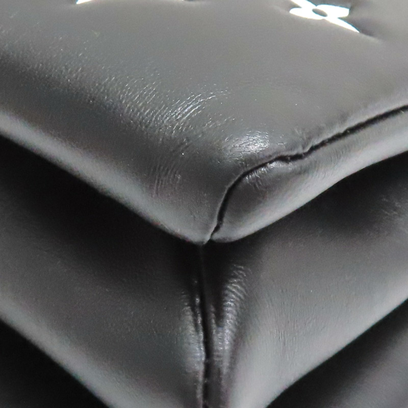 黑色 原花 羊革 Coussin PM 肩背包【LOUIS VUITTON LV 路易威登】 M59398-13