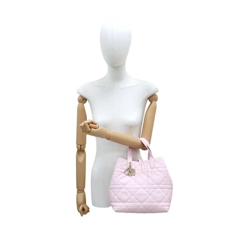 粉色 牛皮 Toujours 中型直式 托特包 肩背包 M2836OSWN【Dior 迪奧 】 M2836OSNW_M02N-10
