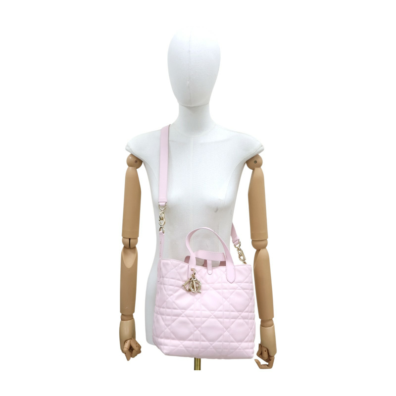 粉色 牛皮 Toujours 中型直式 托特包 肩背包 M2836OSWN【Dior 迪奧 】 M2836OSNW_M02N-11