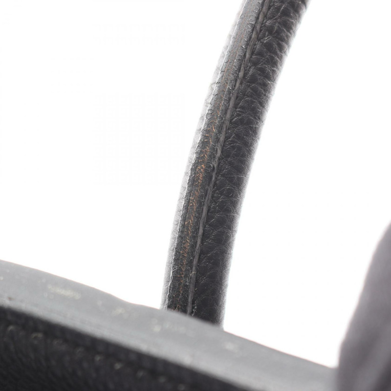 愛馬仕 Haut a Courroies 32 手提包，Togo 皮革，黑色，SHW，二手，女士 D-11