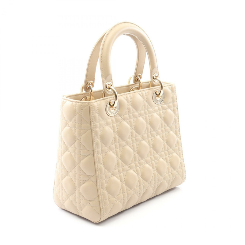 Christian Dior LADY DIOR MY ABCDIOR Lady Cannage 單肩手提包 皮革 二手-1