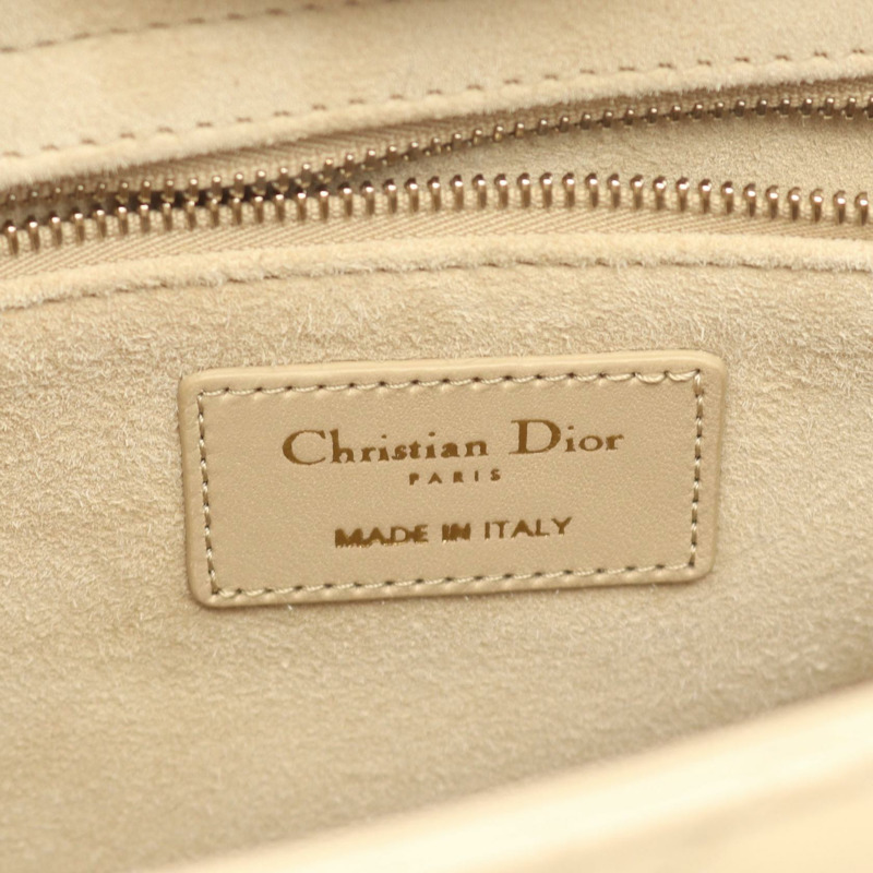 Christian Dior LADY DIOR MY ABCDIOR Lady Cannage 單肩手提包 皮革 二手-3