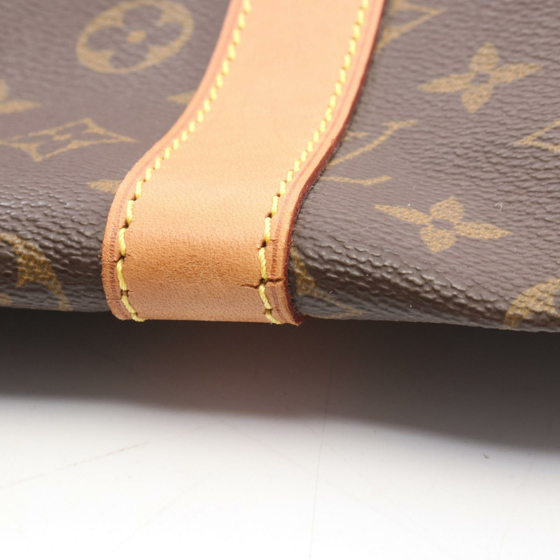 路易威登 Keepall 55 旅行手提包 M41424 Monogram 皮革 棕色 二手 LV-9
