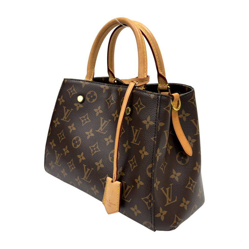 棕色 原花 帆布 Montaigne BB 两用包【LOUIS VUITTON LV 路易威登】 M41055-1