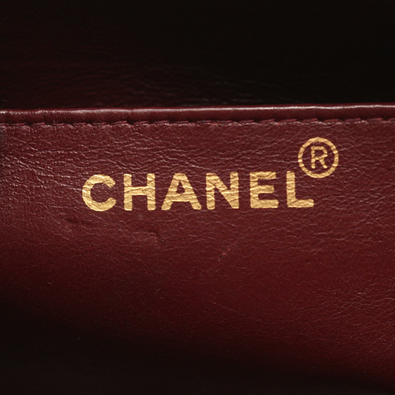 香奈兒 (CHANEL) 絎縫鏈條單肩包，羊皮材質，黑色，二手，女士款，金色五金-3