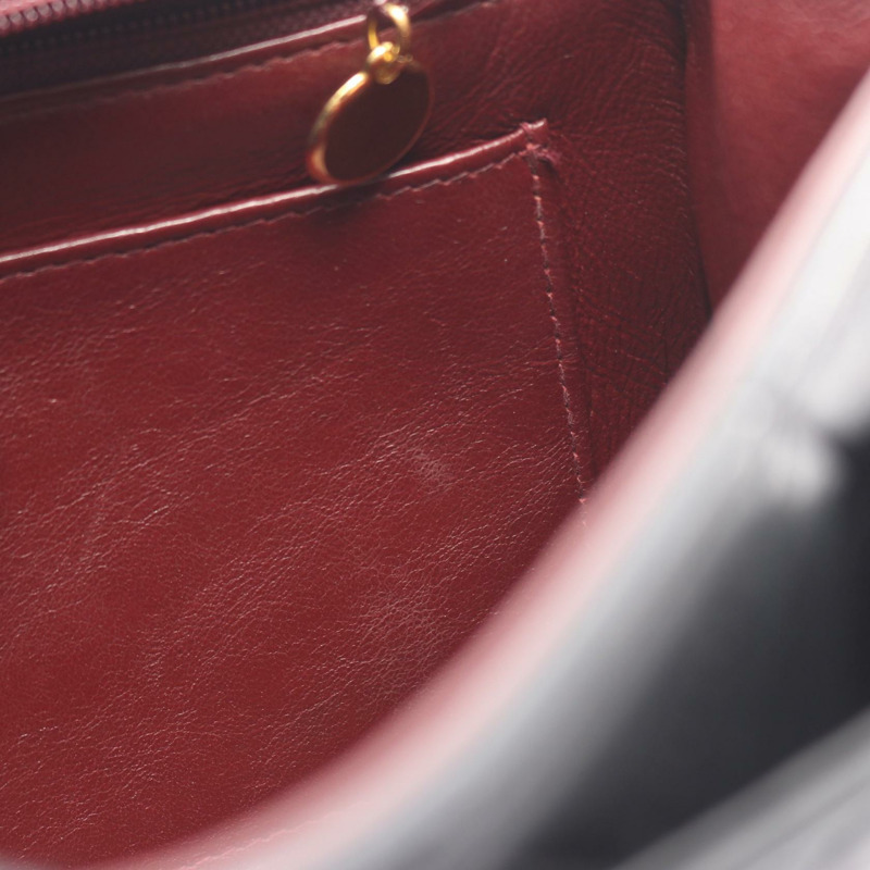 香奈兒 (CHANEL) 絎縫鏈條單肩包，羊皮材質，黑色，二手，女士款，金色五金-5