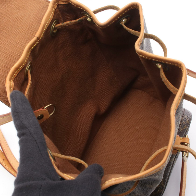 路易威登迷你 Montsouris 雙肩包 M51137 Monogram 皮革 棕色 LV-2