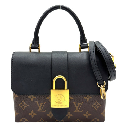 黑色 棕色 原花 帆布 Locky BB 兩用包【LOUIS VUITTON LV 路易威登】 M44141