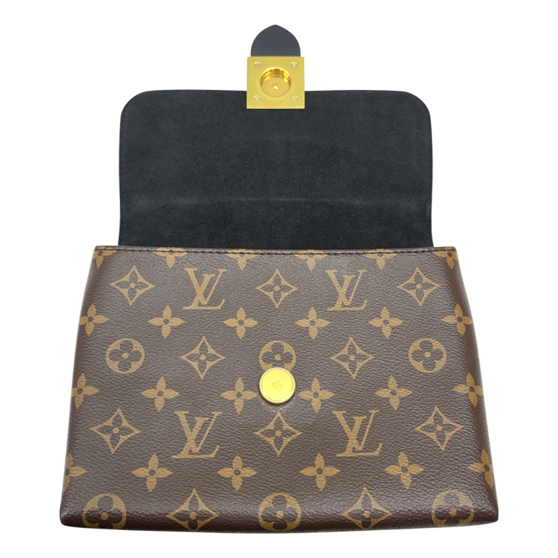 黑色 棕色 原花 帆布 Locky BB 兩用包【LOUIS VUITTON LV 路易威登】 M44141-4