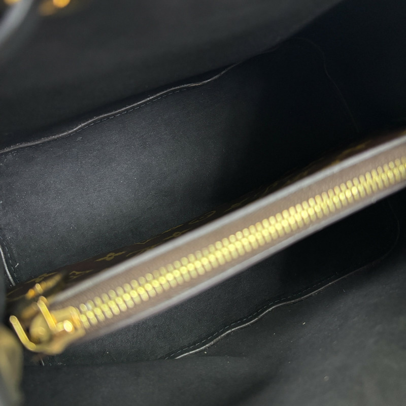 黑色 棕色 原花 帆布 NeoNoe MM 水桶包 肩背包【LOUIS VUITTON LV 路易威登】 M44020-4