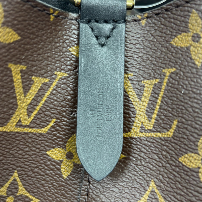 黑色 棕色 原花 帆布 NeoNoe MM 水桶包 肩背包【LOUIS VUITTON LV 路易威登】 M44020-5